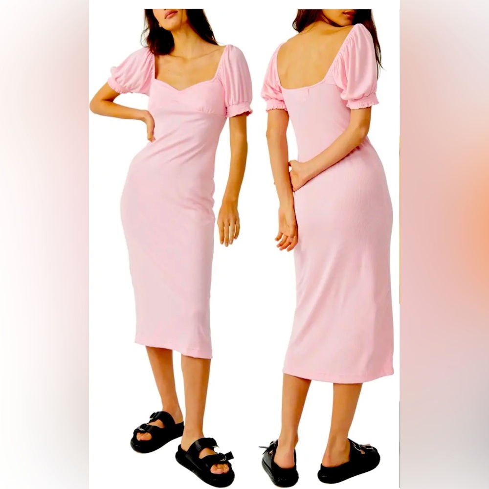 NWT FREE PEOPLE free-est Bel Air Midi Dress